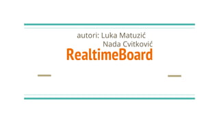 RealtimeBoard
autori: Luka Matuzić
Nada Cvitković
 