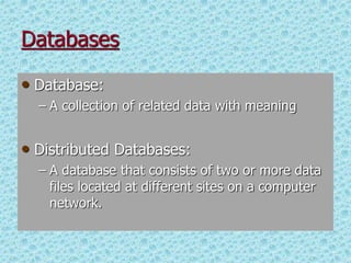 More Database Real time database | PPT