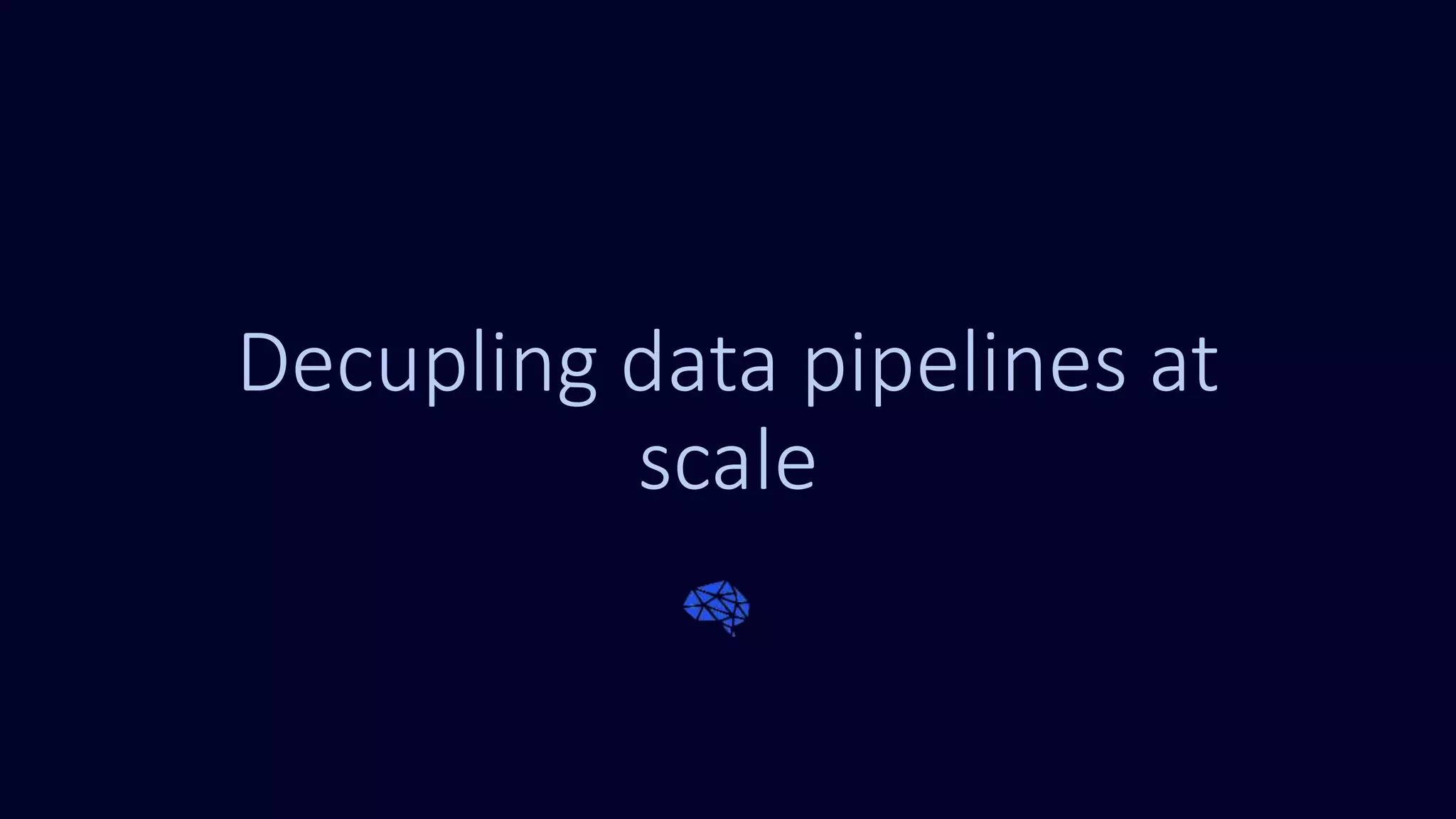 Real time data pipline with kafka streams | PPT