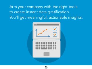 Arm your company with the right tools
to create instant data gratification.
You'll get meaningful, actionable insights.
 