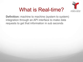 Real time data services | PPTX