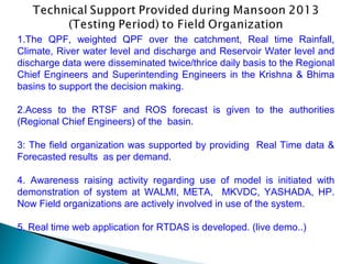 Real time decision support system krishna and upper bhima river basin ...