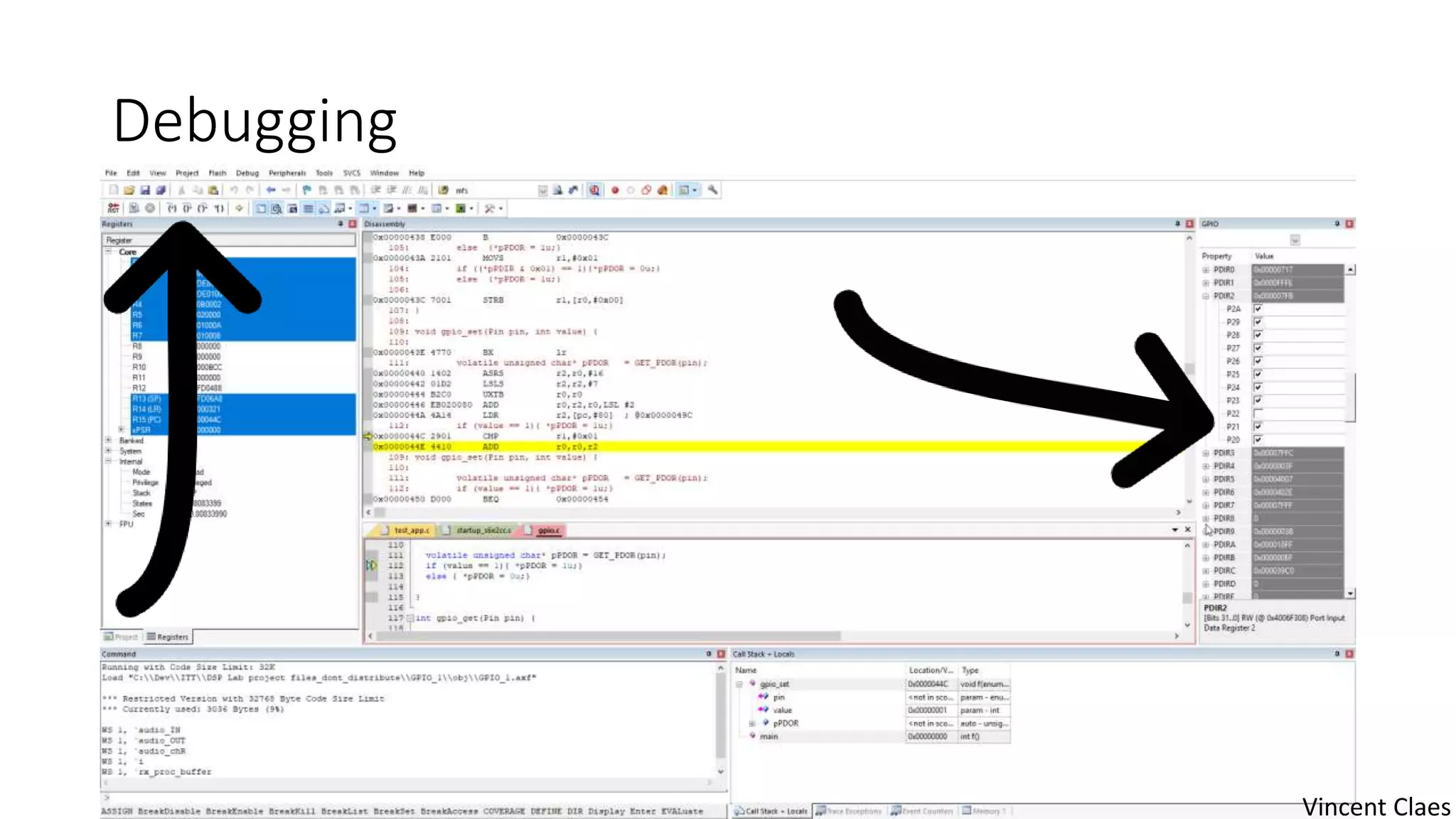Debugging
Vincent Claes
 