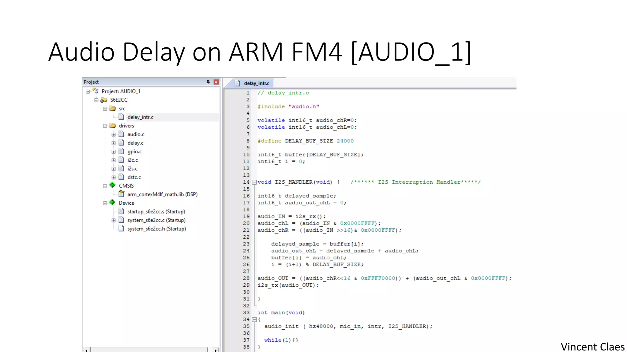 Audio Delay on ARM FM4 [AUDIO_1]
Vincent Claes
 