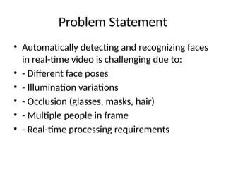 Real-Time Face Detection, Recognition, and Tracking Using Deep Learning ...