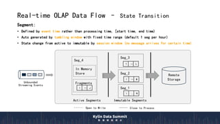 Realtime olap architecture in apache kylin 3.0 | PPTX