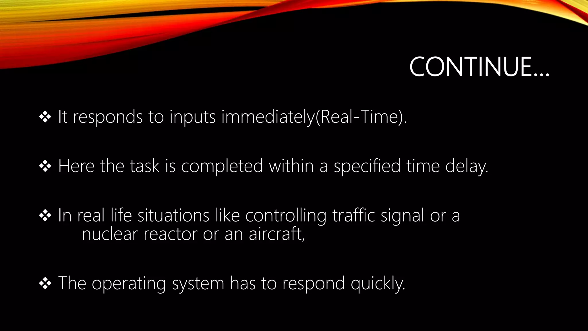 Real time operating system | PPTX