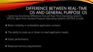 Real time operating system | PPTX