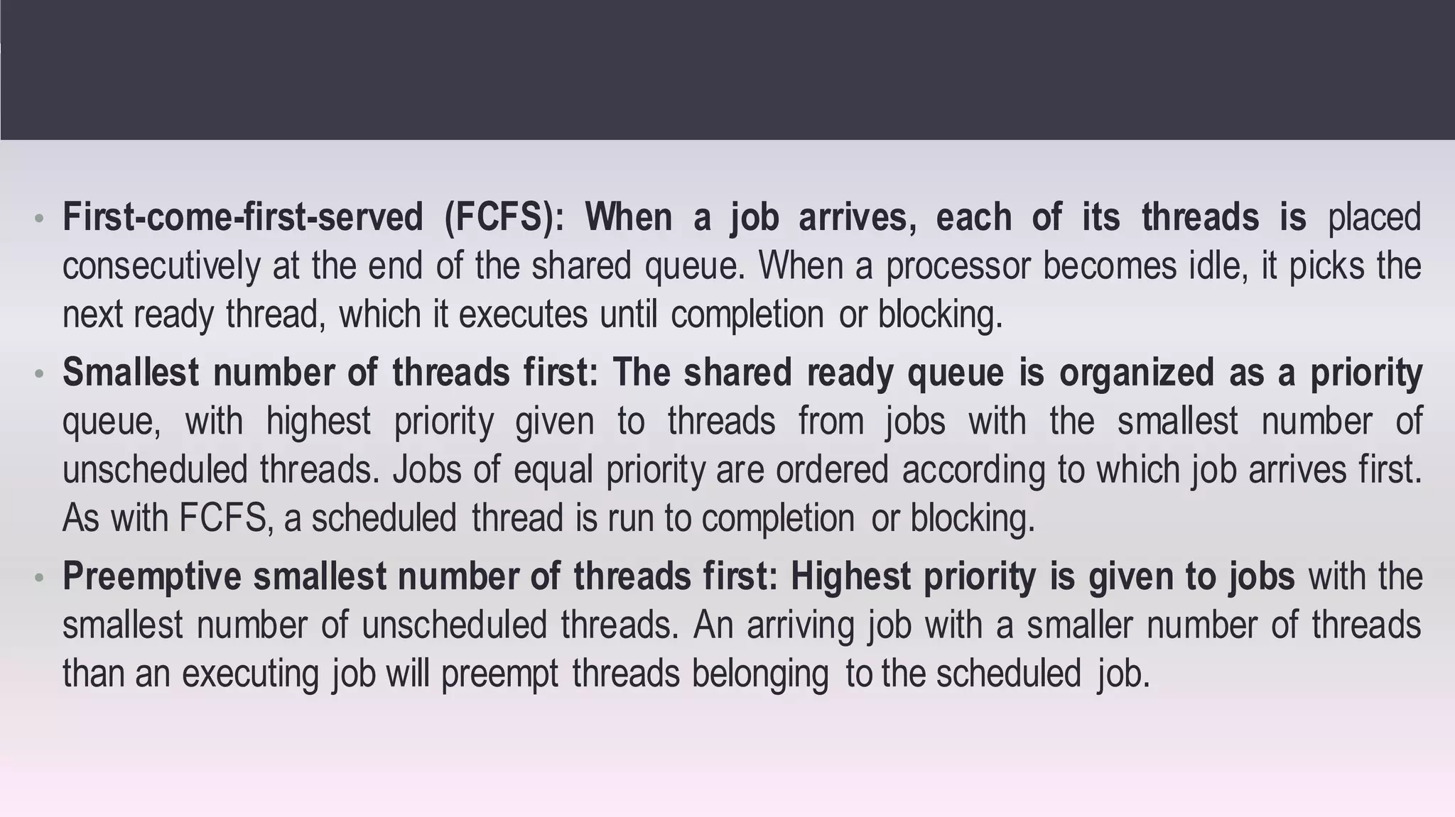 Real time operating systems