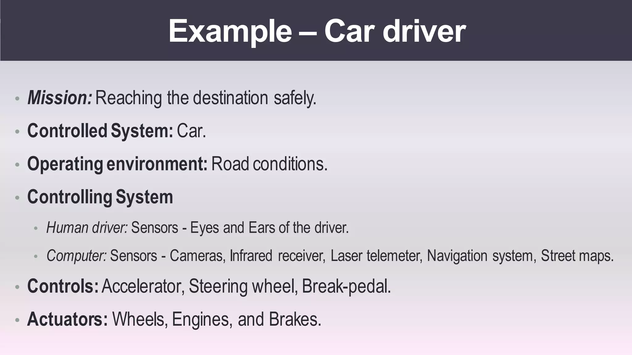 Real time operating systems