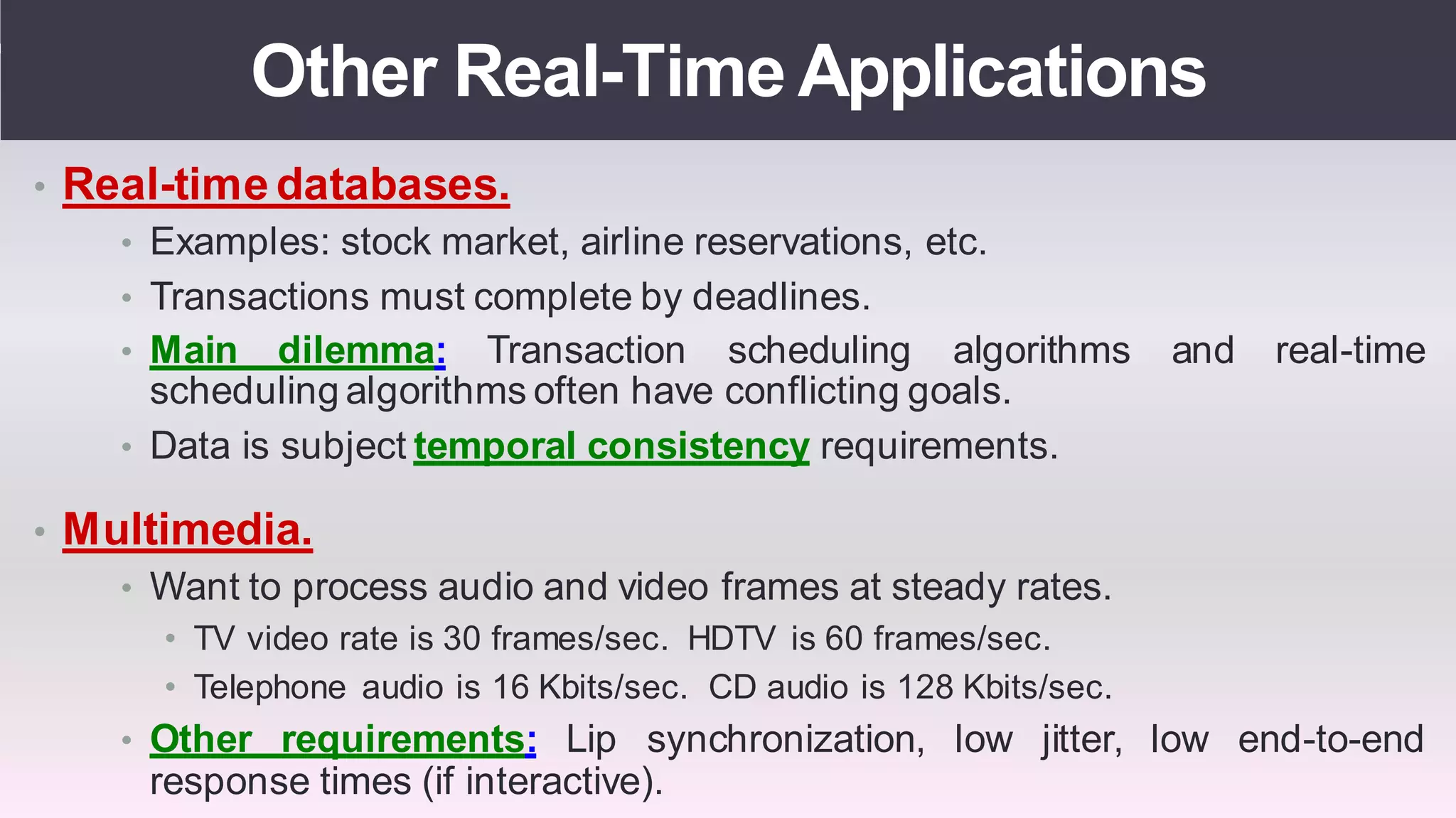 Real time operating systems | PPT