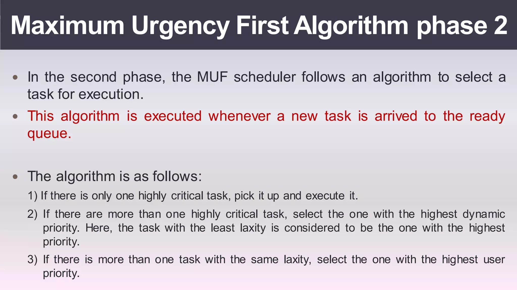 Real time operating systems