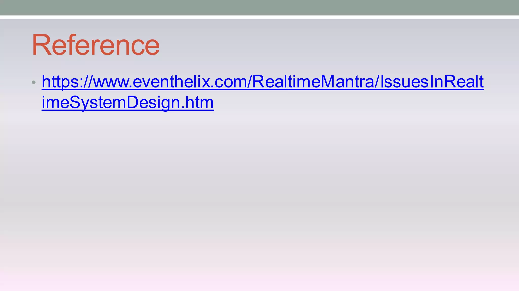 Real time operating systems