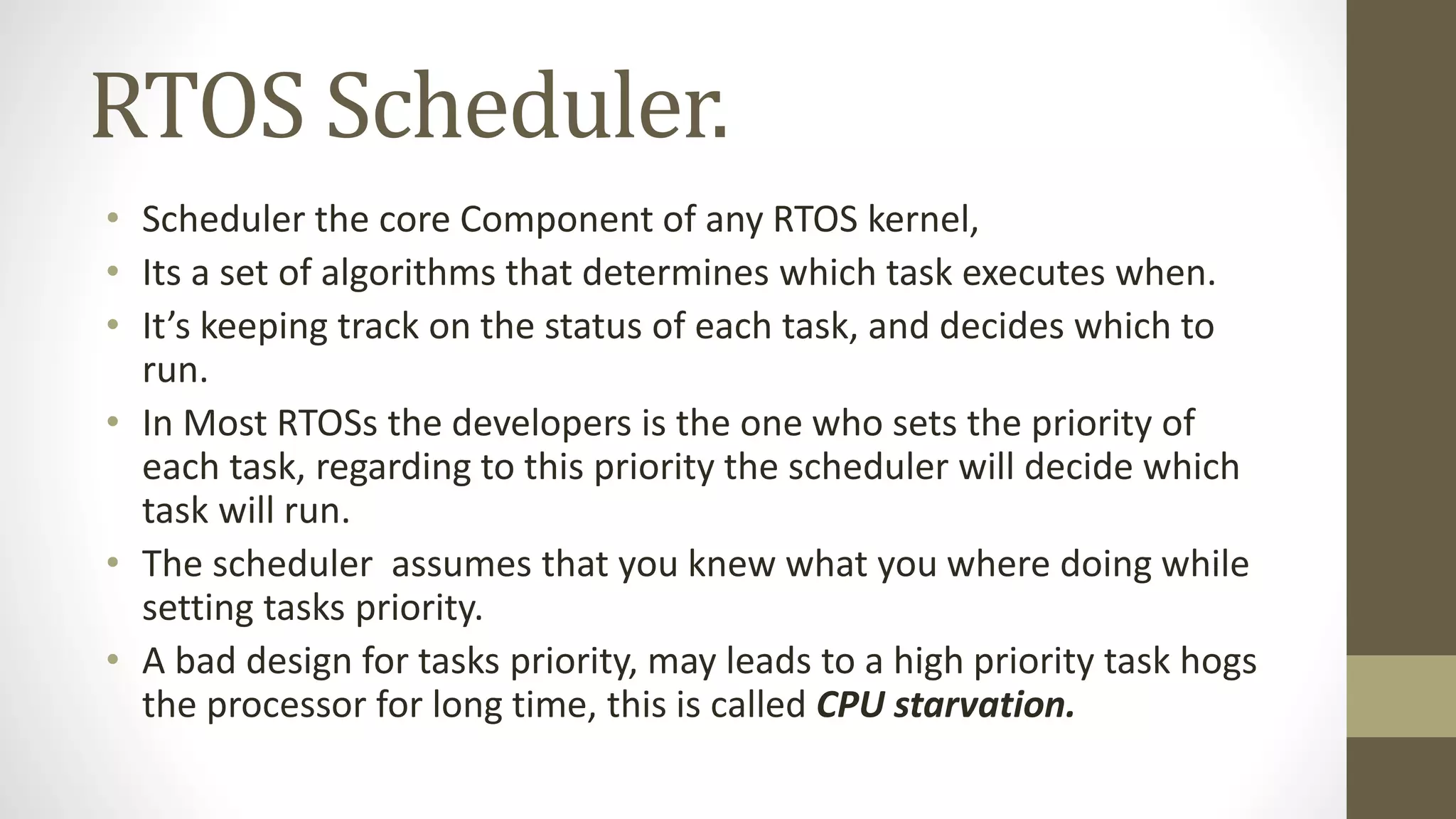 Real time operating systems (rtos) concepts 4 | PPT