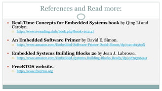 Real time operating systems (rtos) concepts 8 | PPTX