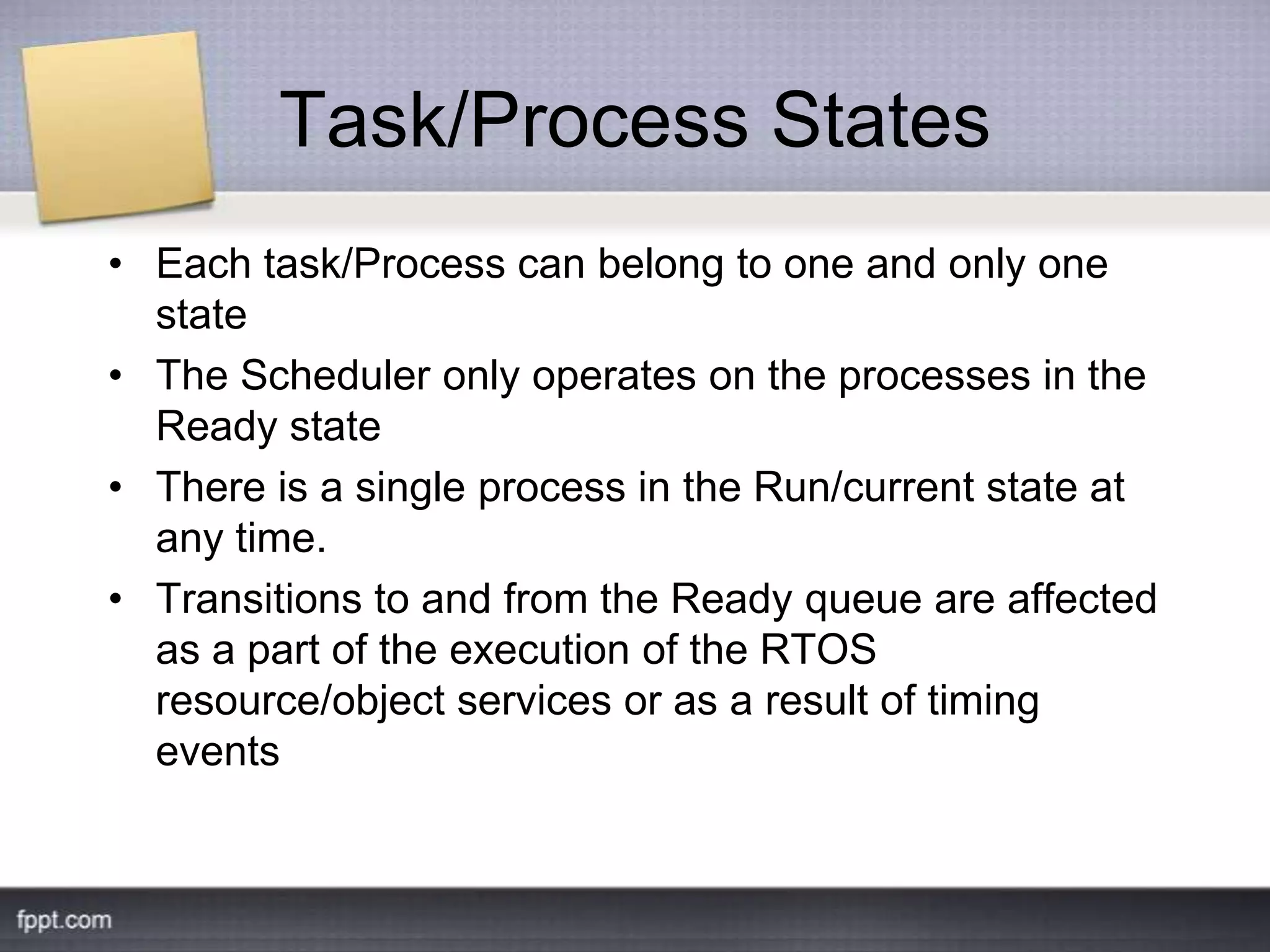 Real time Operating System | PPTX