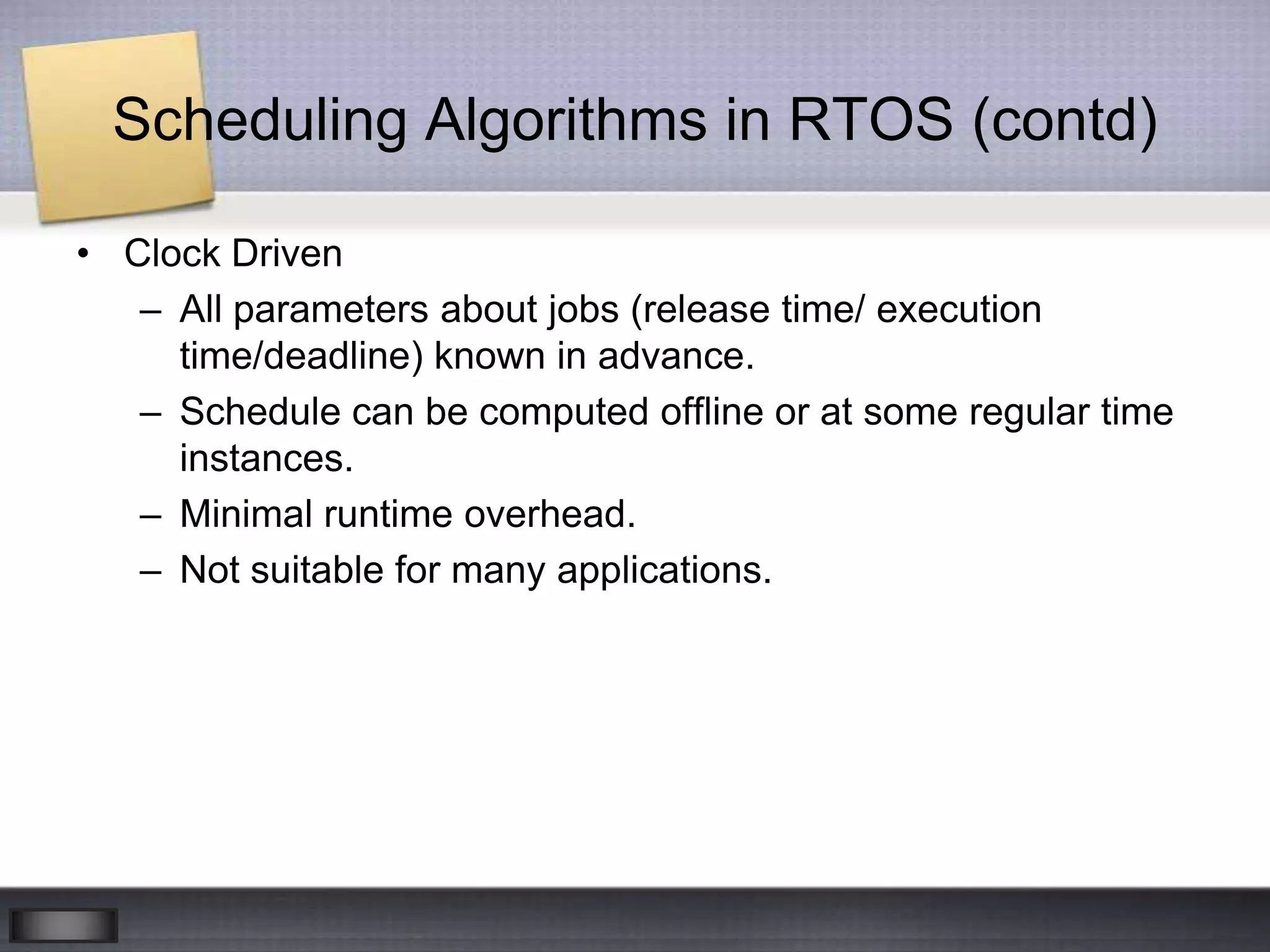 Real time Operating System | PPTX
