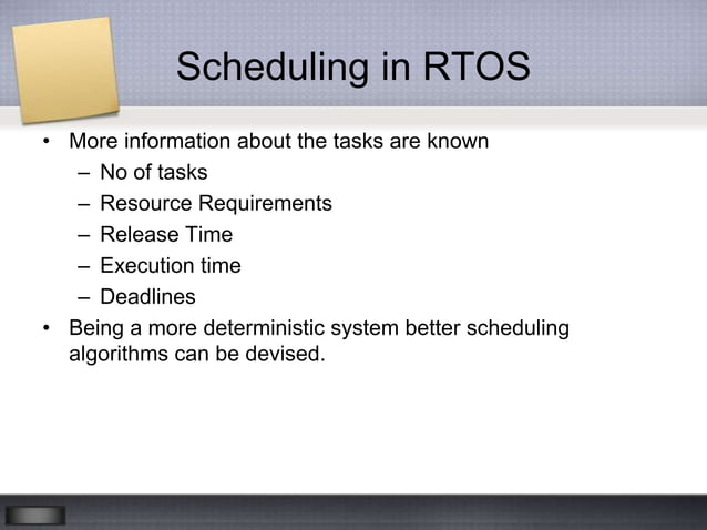 Real time Operating System | PPTX | Operating Systems | Computer ...