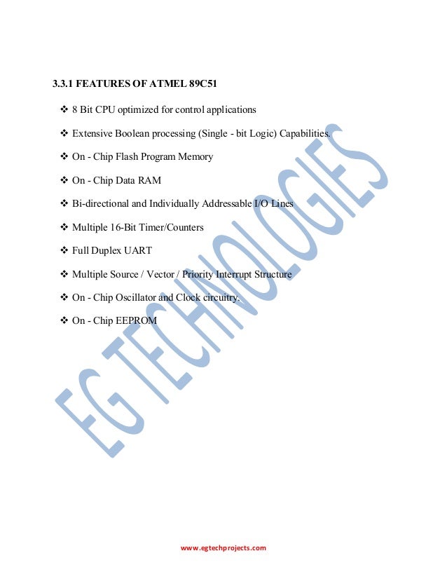 Atmel 89c51 Microcontroller