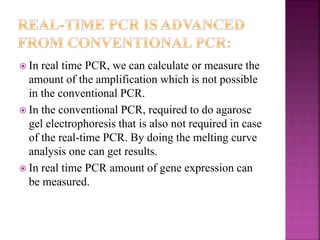 Real time pcr | PPTX