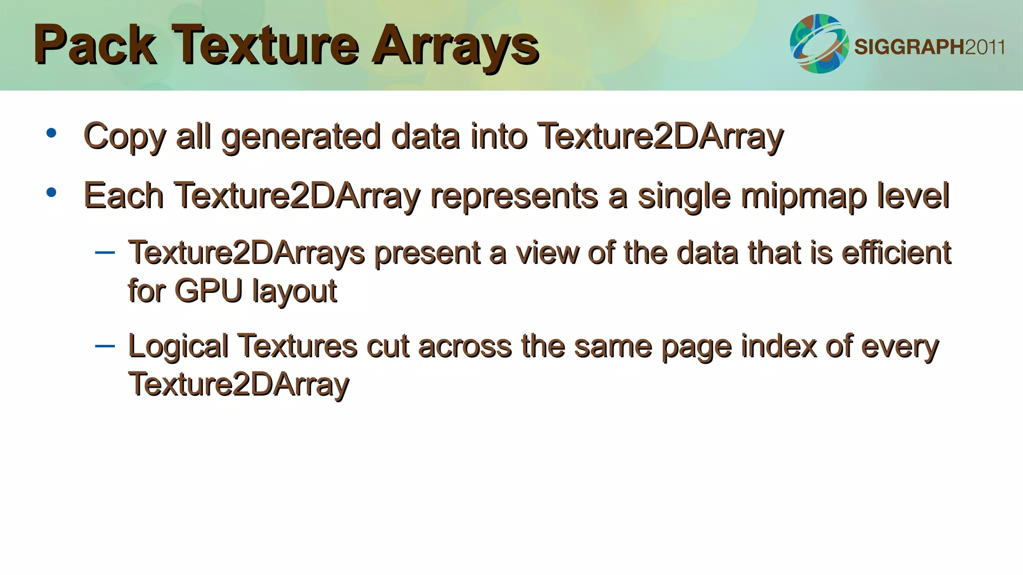 Realtime Per Face Texture Mapping (PTEX) | PPT