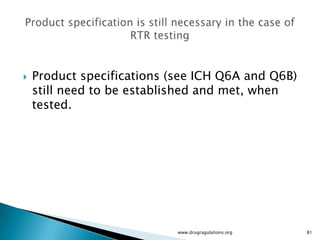 Real time release testing | PPTX