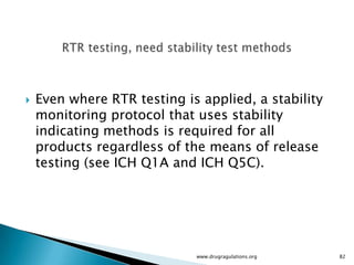 Real time release testing | PPTX