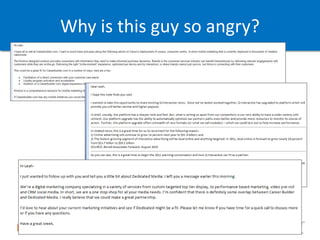 Why is this guy so angry?