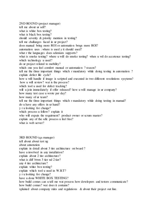 questions for 2nd interview