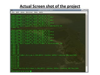 Actual Screen shot of the project (a)‏ 