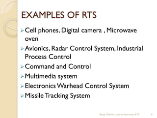 Realtime systems chapter 1 | PDF