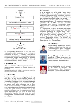 Real time tracking based on gsm and ir module for running train | PDF