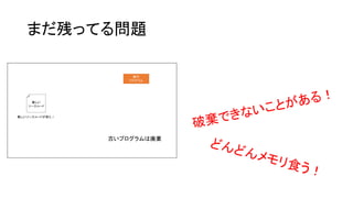 まだ残ってる問題
 