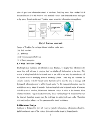 Real Time Vehicle Tracking System | DOCX
