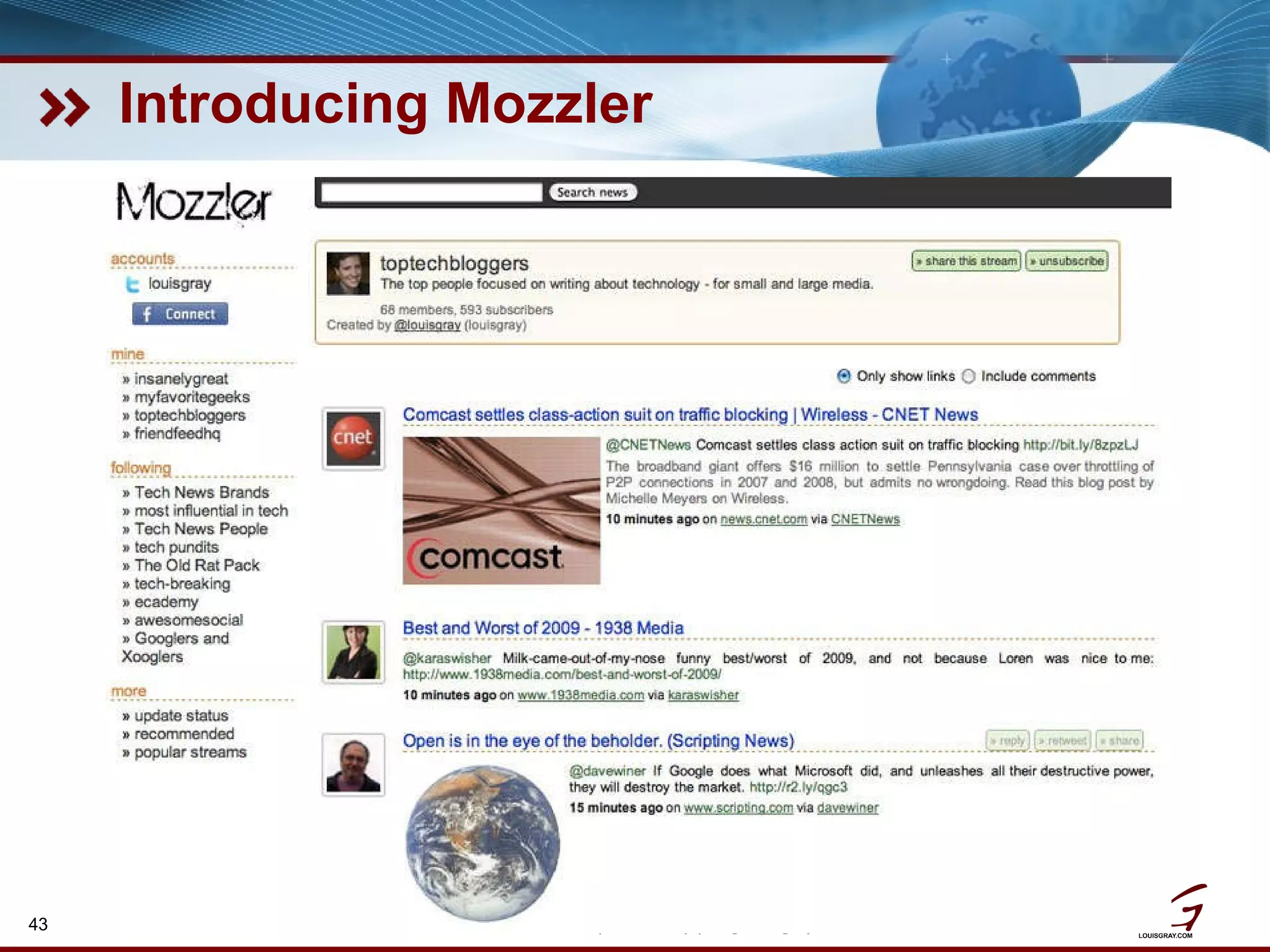 Introducing Mozzler © 2010 | Louis Gray | blog.louisgray.com 