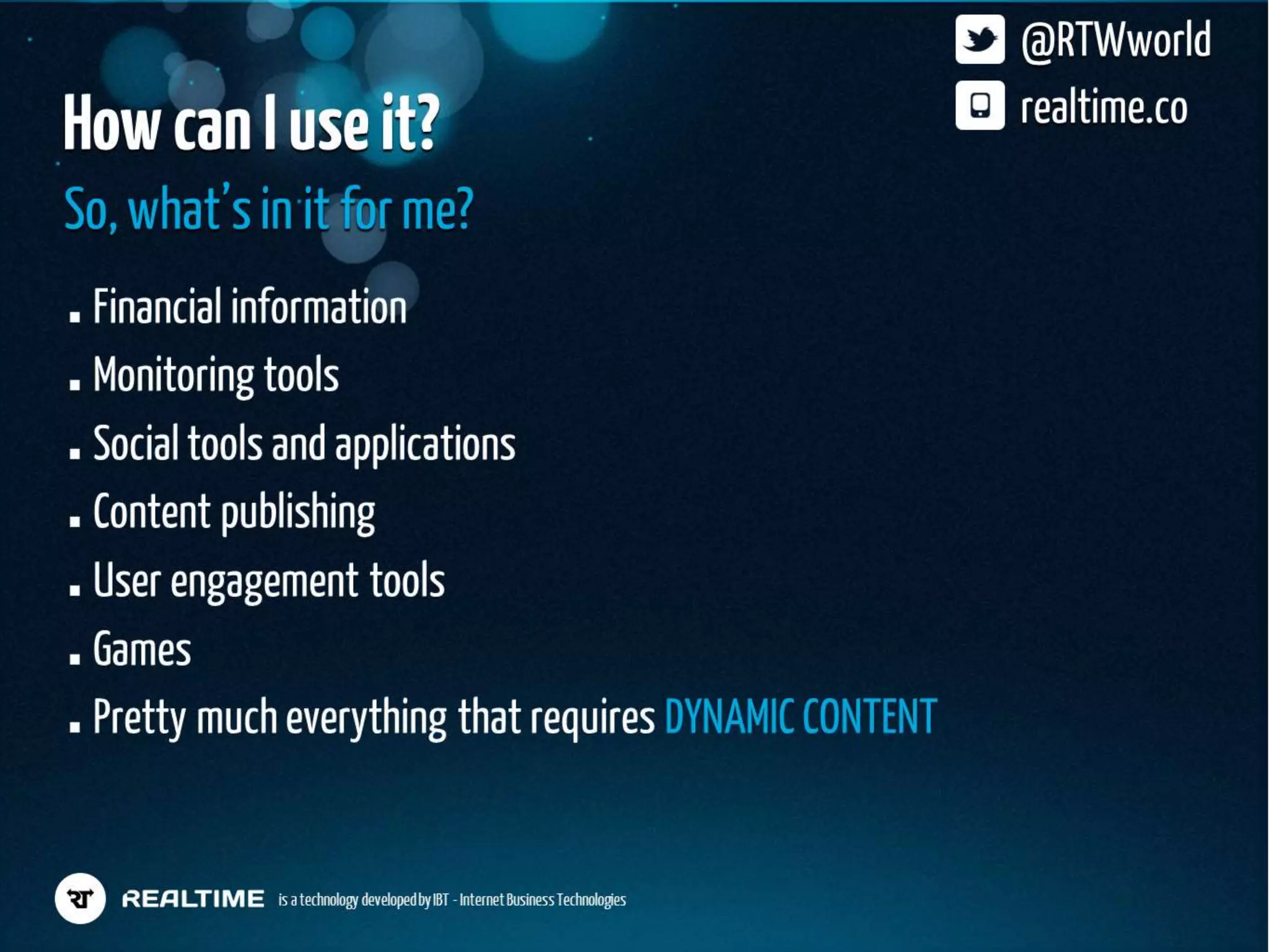 Realtime Workshop at dotJS, Paris - December 2012