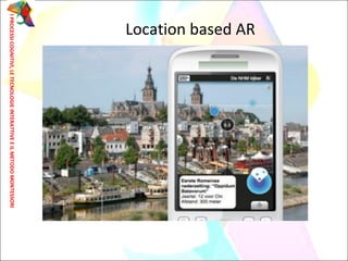 Location based AR
IPROCESSICOGNITIVI,LETECNOLOGIEINTERATTIVEEILMETODOMONTESSORI
 