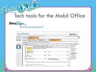 Tech tools for the Mobil Office 