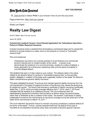 Realty law digest