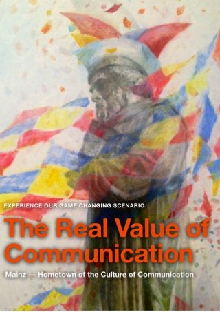 Value Art+Com Edition | The Real Value of Communication | @ 2014 All rights reserved | 1" of "42 
 
