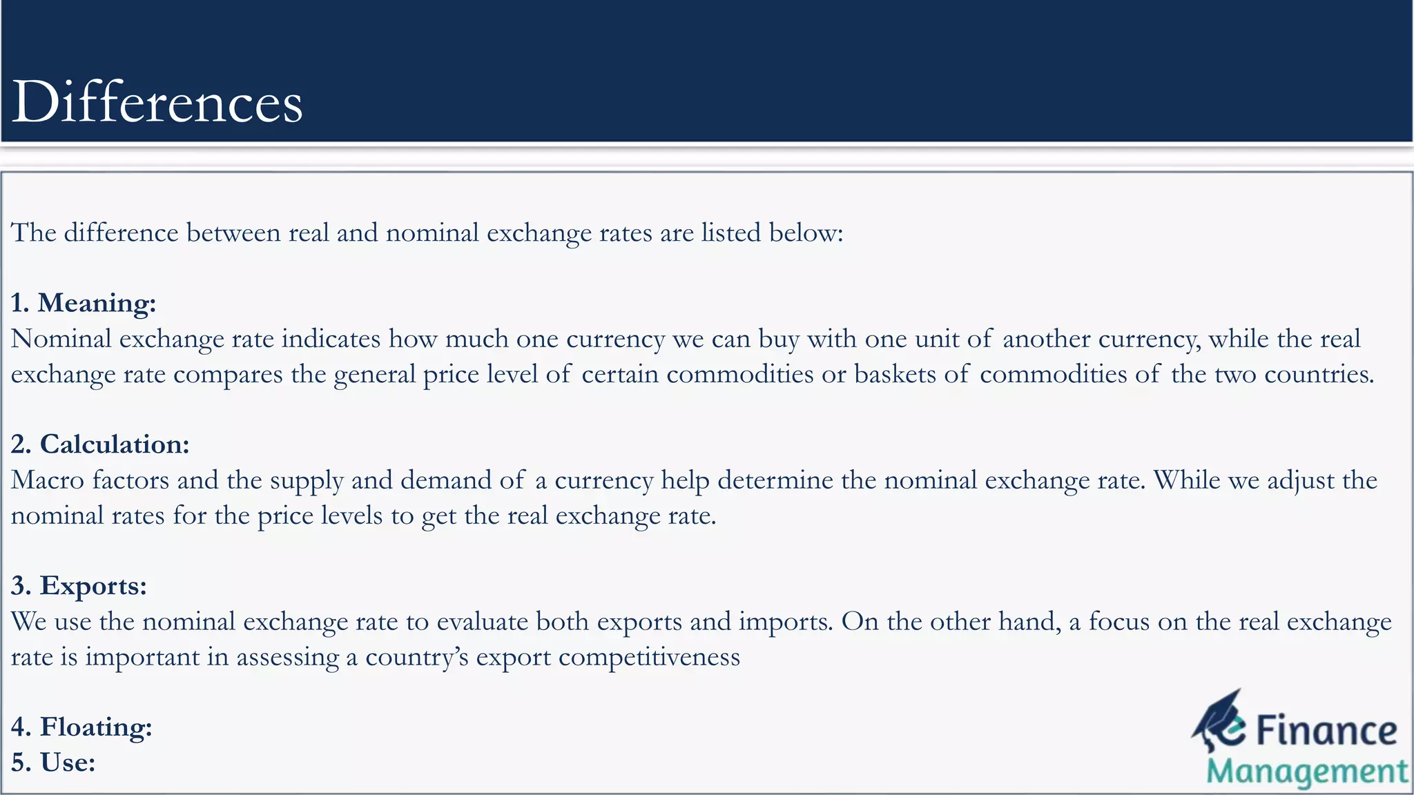 Real vs Nominal Exchange Rate | PPT