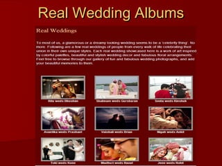 Real Wedding Albums
 