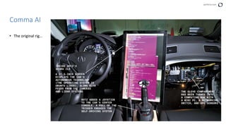 perforce.com
• The original rig…
Comma AI
 