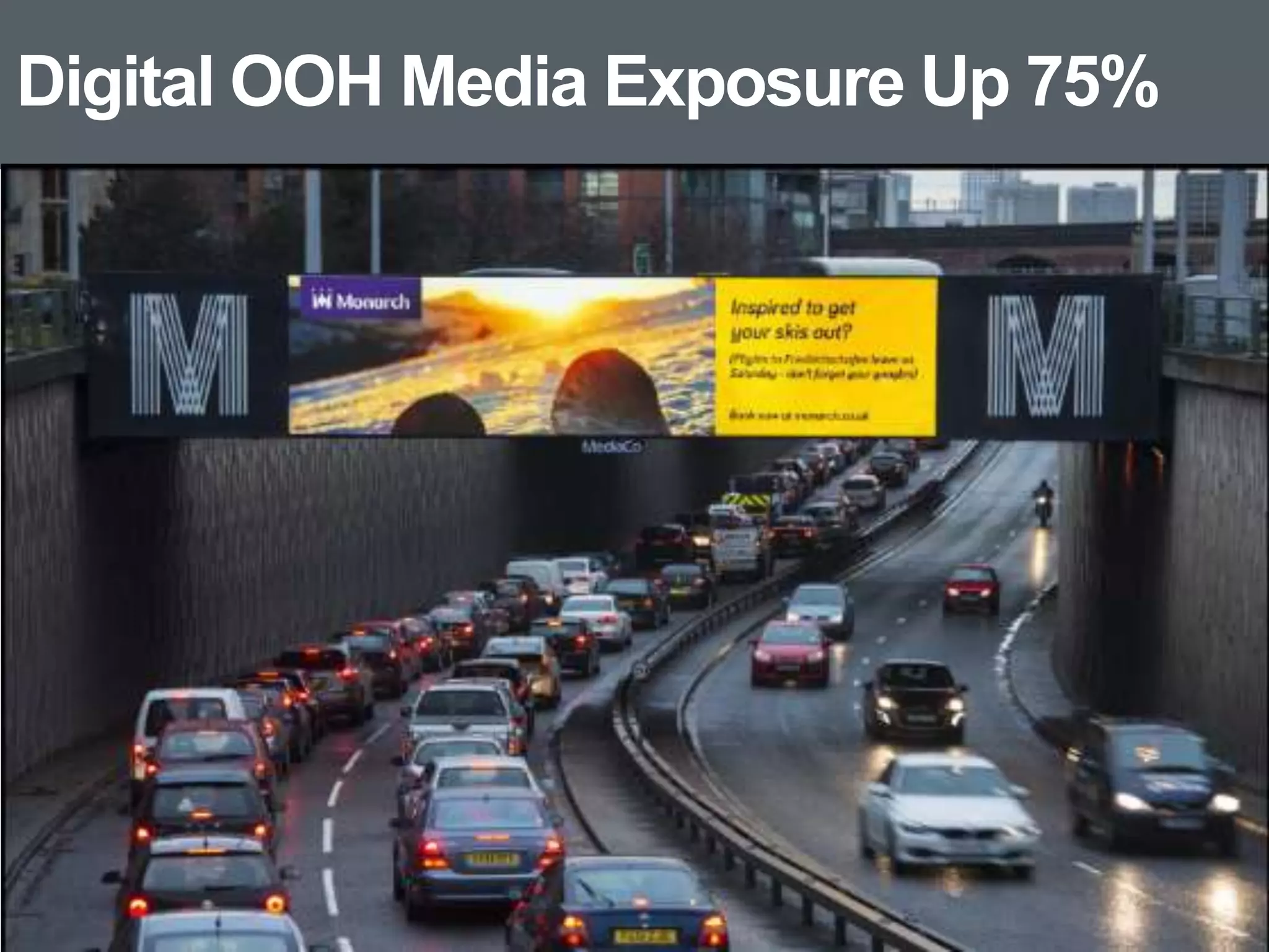 Digital OOH Media Exposure Up 75%
 