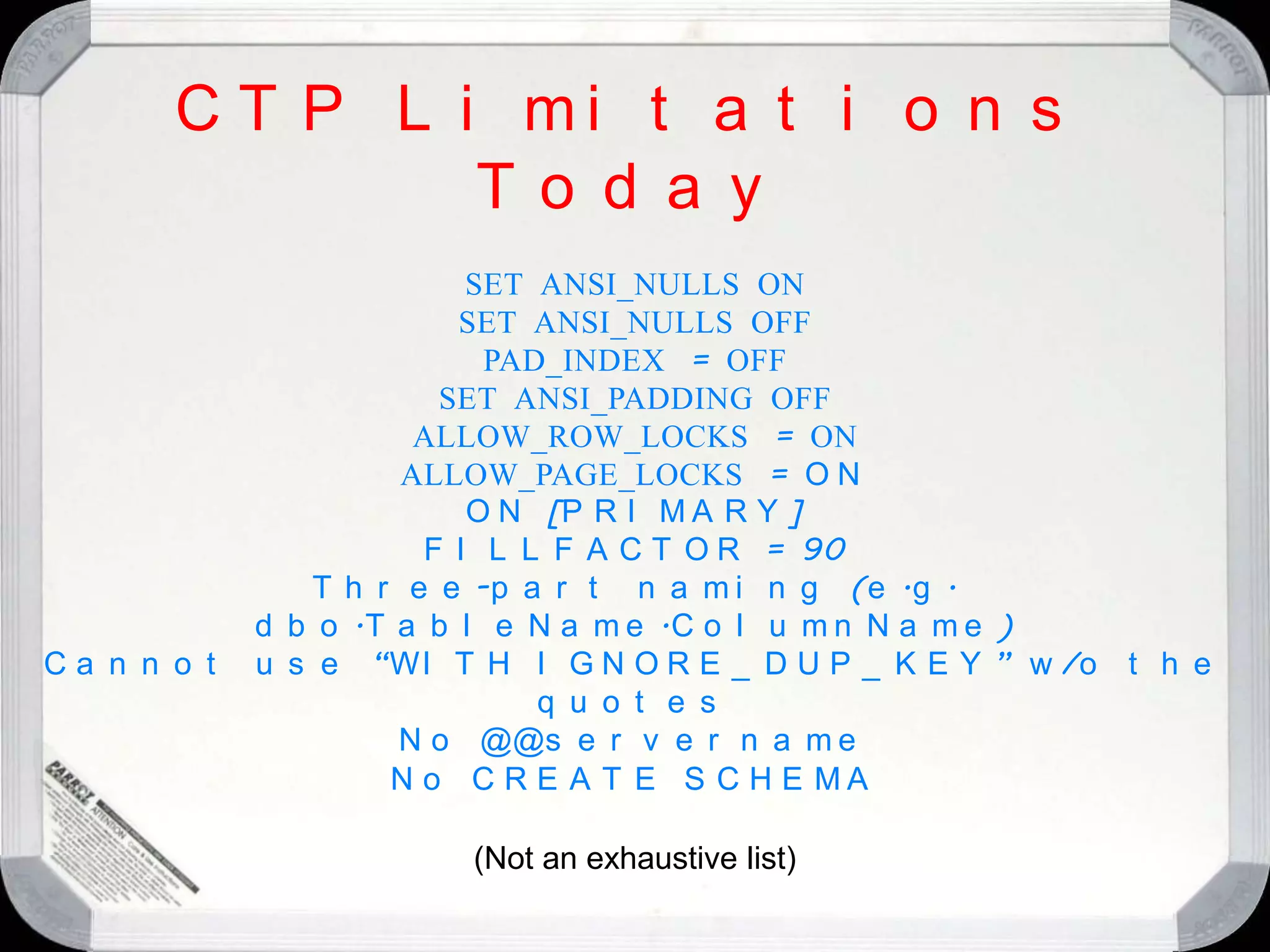 Using the Cloud for StorageSo, this is what I would like to do in the cloud...DataTDSRDBMSClientDB Server