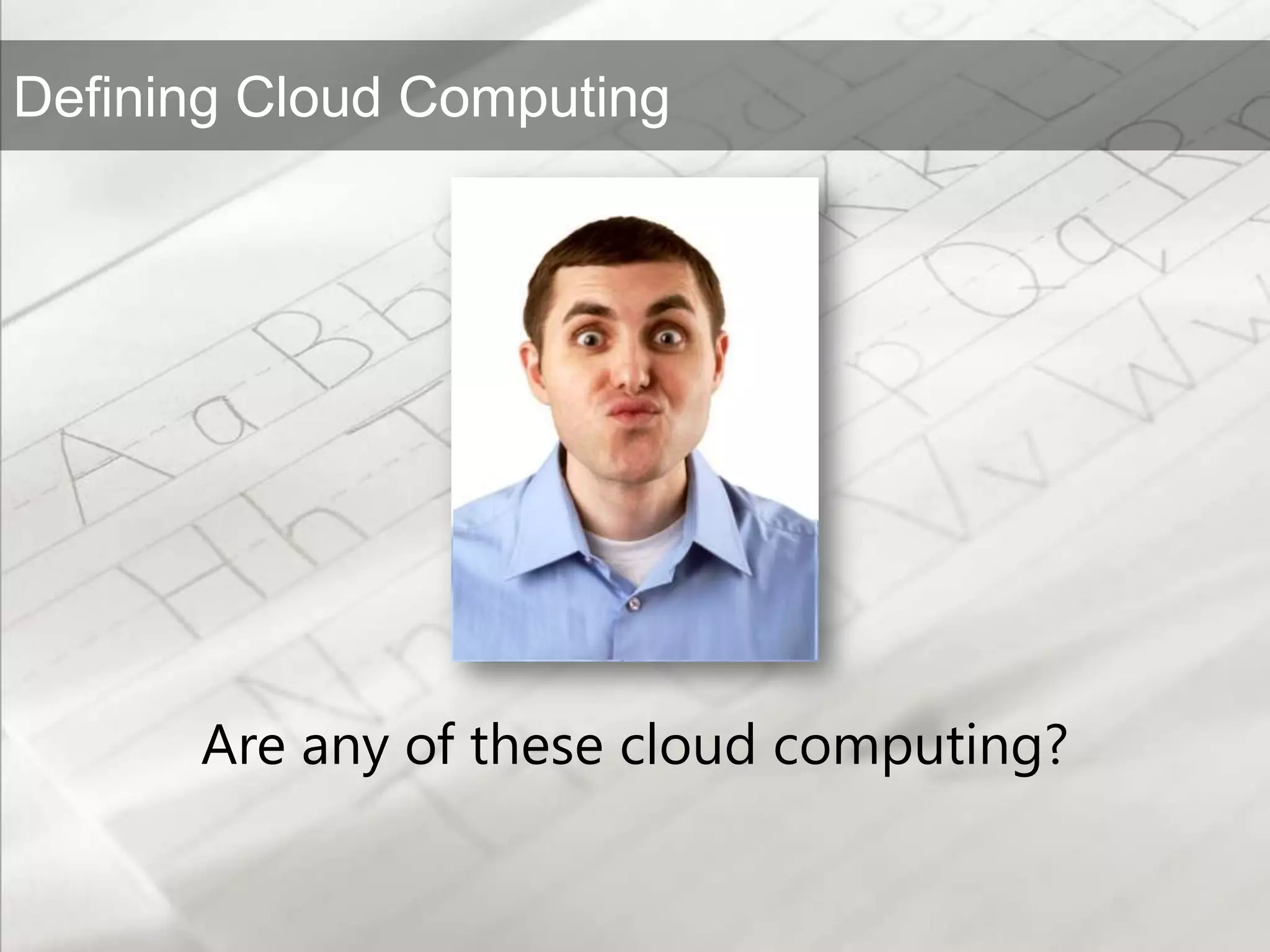 Are any of these cloud computing?