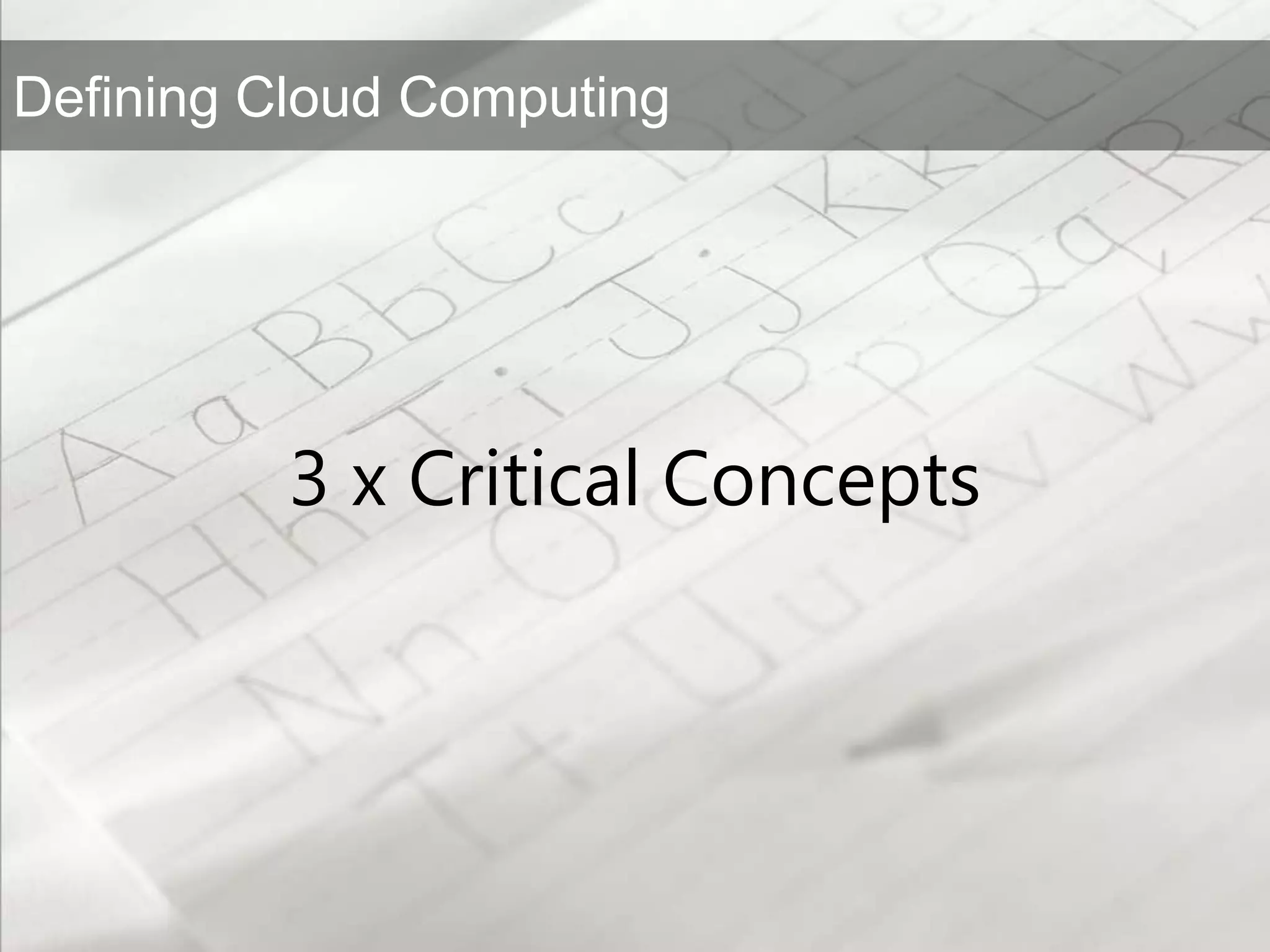 3 x Critical Concepts