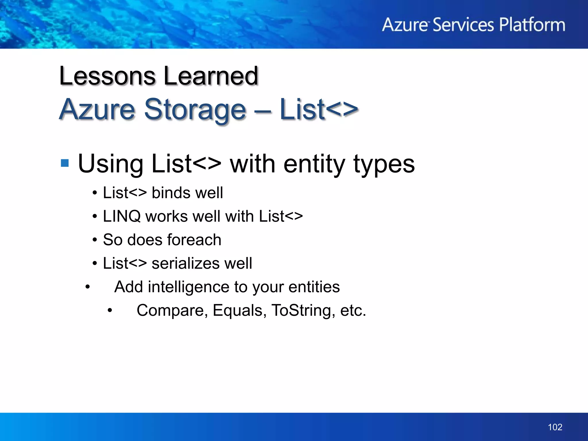 A Method for Choosing Keys…Pick potential keys (common query filters)