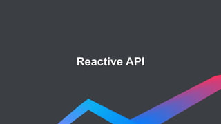 Reactive API
 