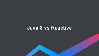 Java 8 vs Reactive
 